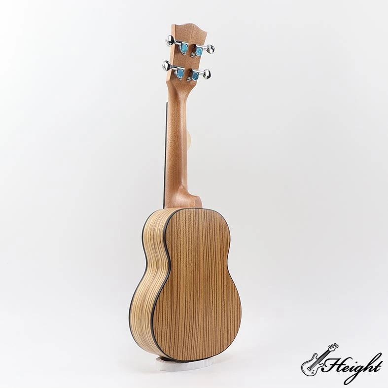 HS04 soprano zebra wood ukulele 2