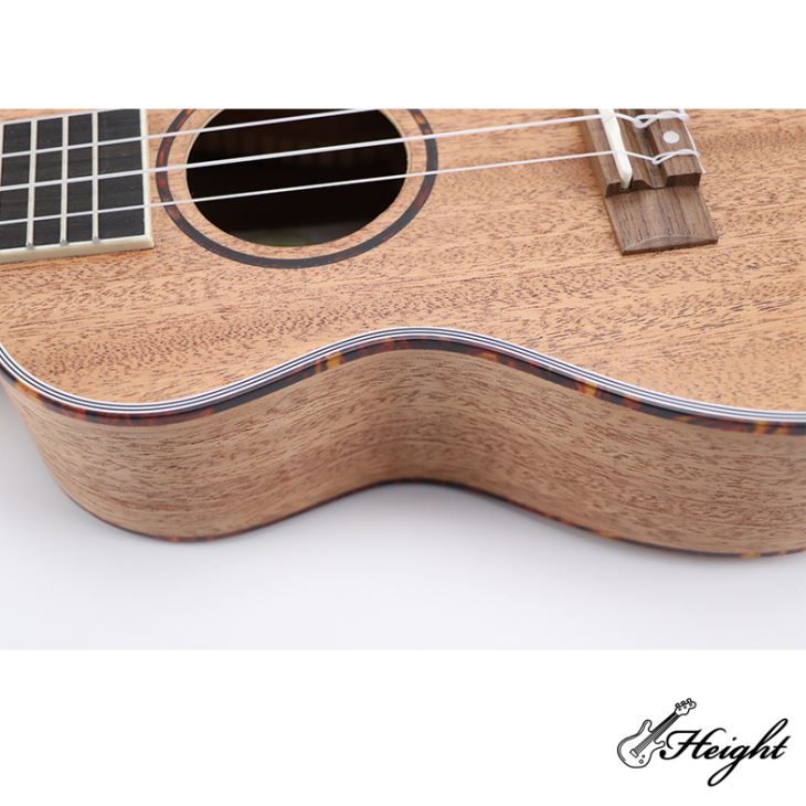 Mahogany Wood Small Guitar Hawaii 4 Stringed Instrument