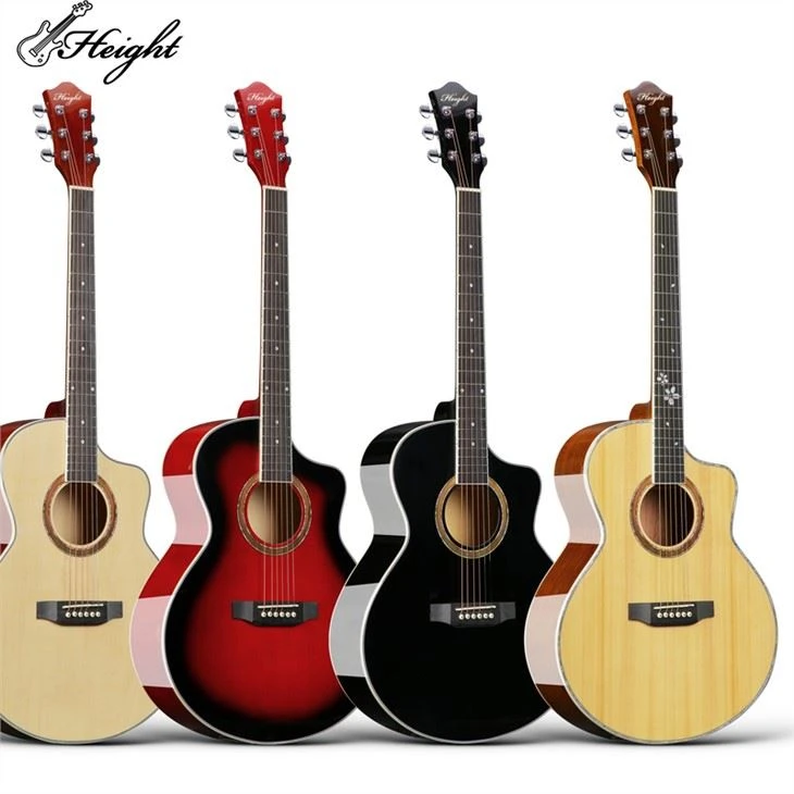 Happy Birthday Bass Wood Acoustic Guitar
