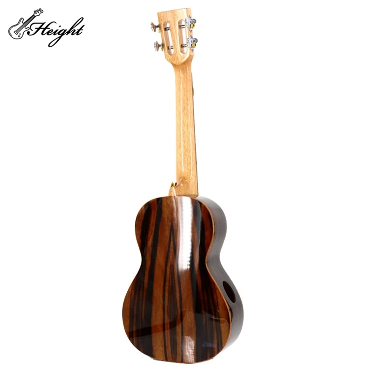 HCE26-WT 26'' Ukulele With Fret Hole Side Fret Hole